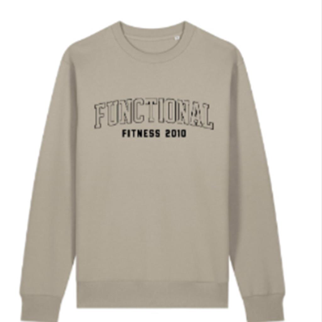Functional Fitness Crewneck - Stone Beige
